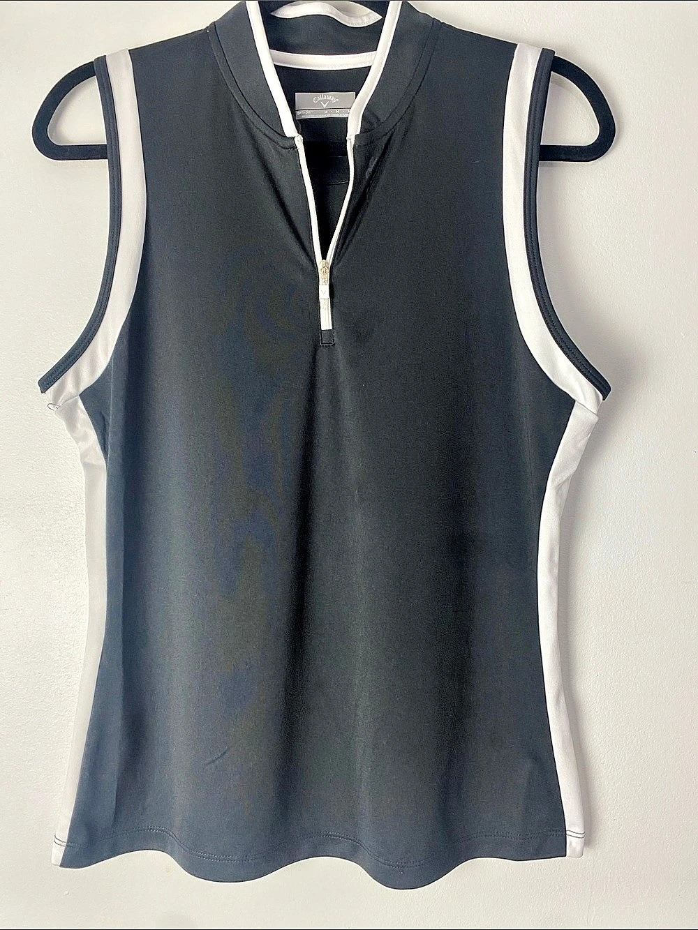 Callaway Opti-Dri Color Block Sleeveless Golf Top Size Medium NWT
